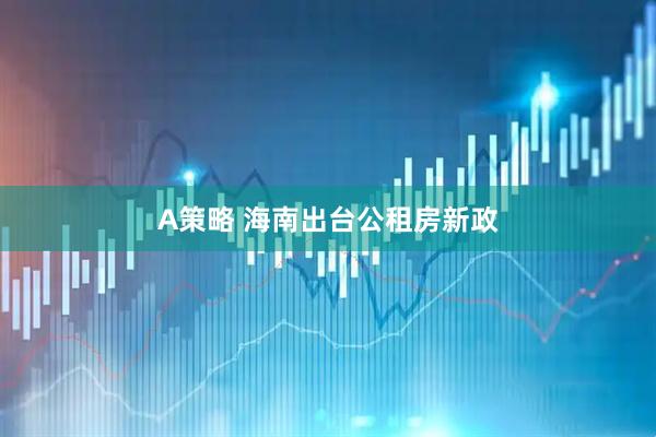 A策略 海南出台公租房新政